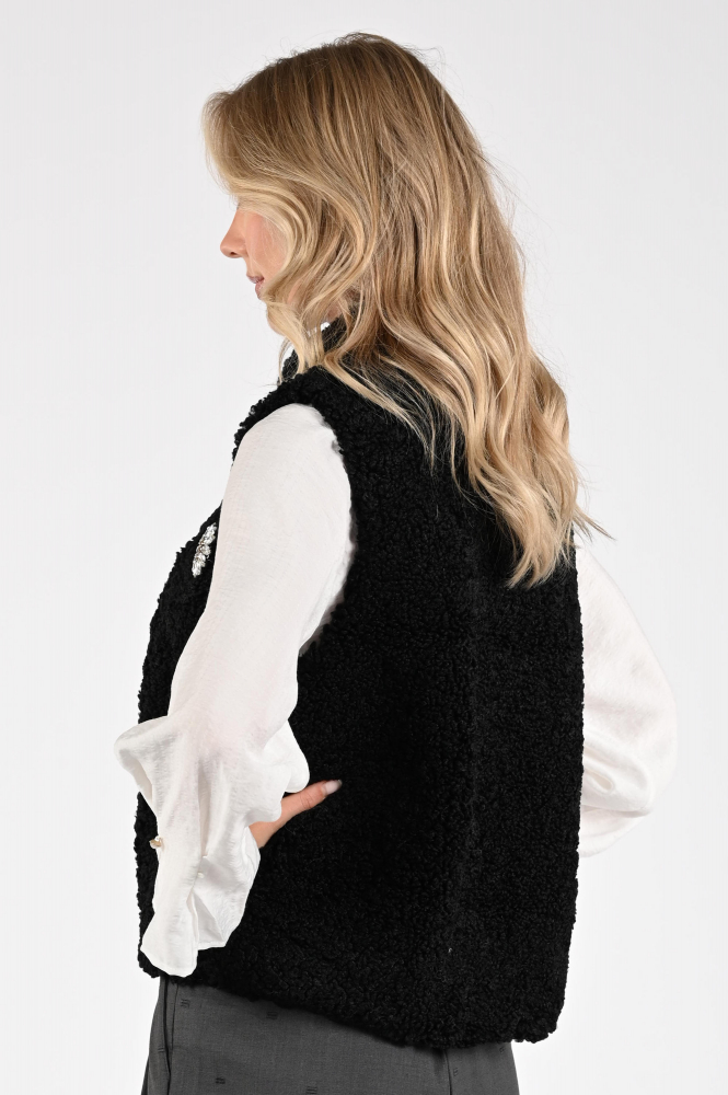 Pom Amsterdam SP7343 Gilet Zwart