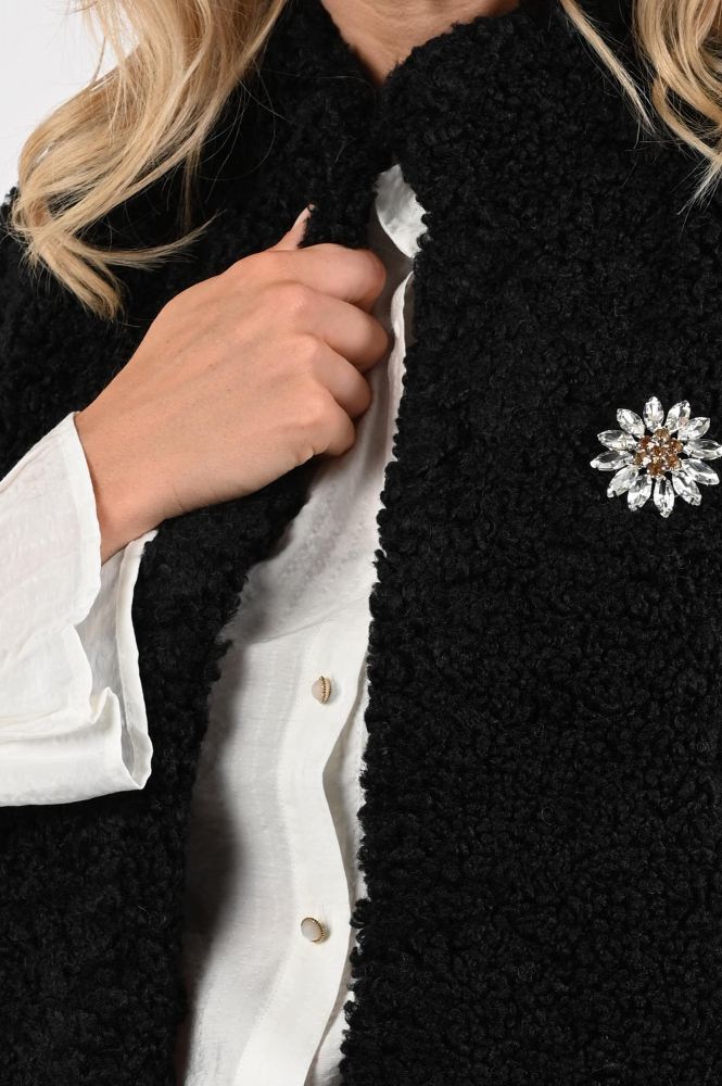 Pom Amsterdam SP7343 Gilet Zwart