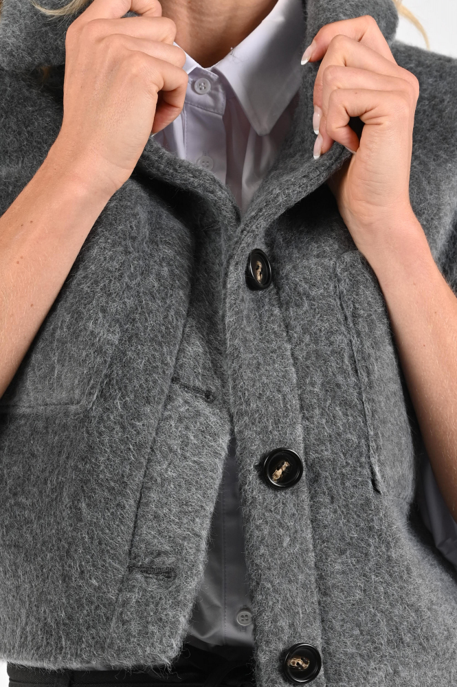 STUDIO AR by ARMA plume Gilet Grijs