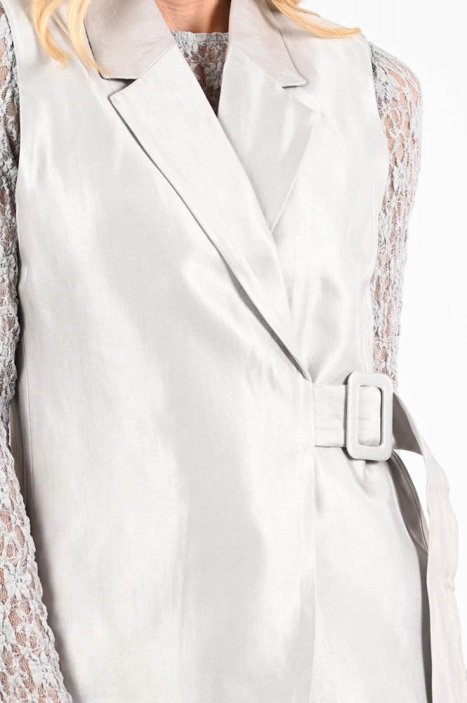 Aimée the label hope Gilet Grijs