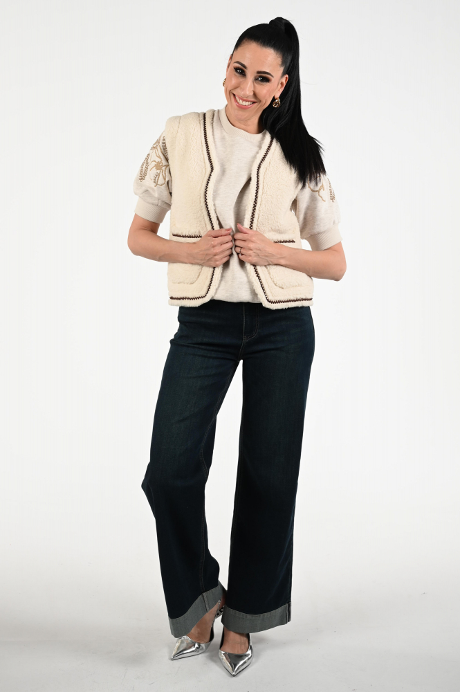 Geisha 55541-19 Gilet Wit