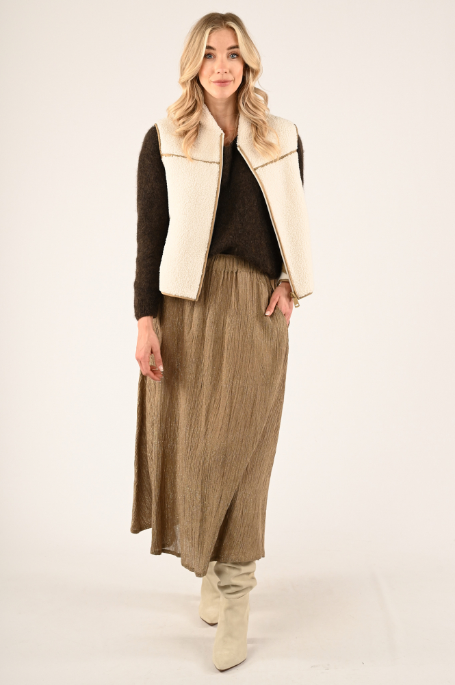 Mos Mosh rowe teddy 165230 Gilet Beige