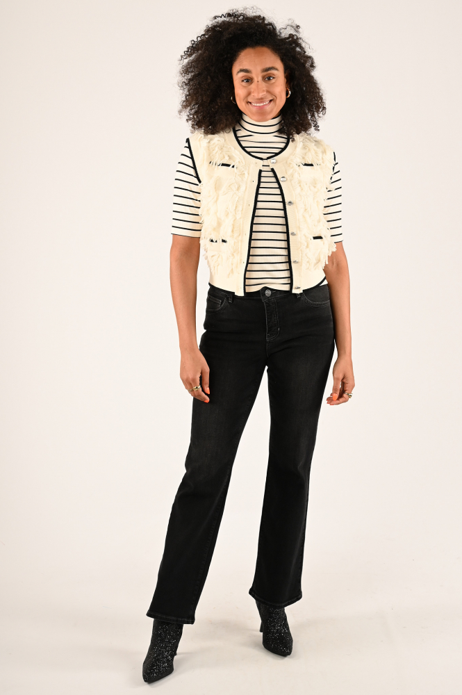 Oui 90229 Gilet Beige