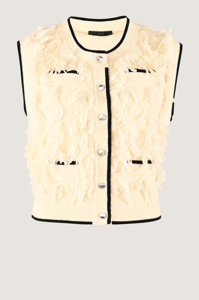 Oui 90229 Gilet Beige