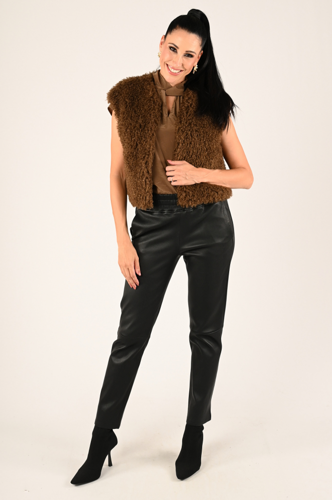 Luisa Cerano 408426-4139 Gilet Bruin