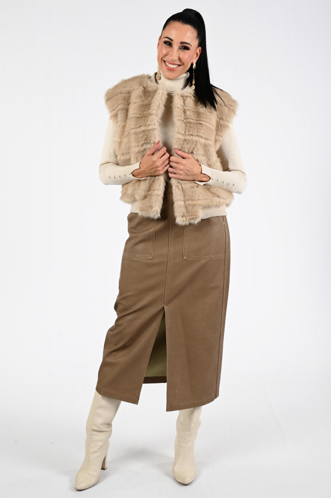Nukus NKF08011 Gilet Beige