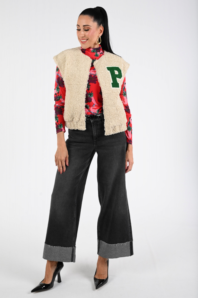 Pom Amsterdam SP9321 Gilet Beige