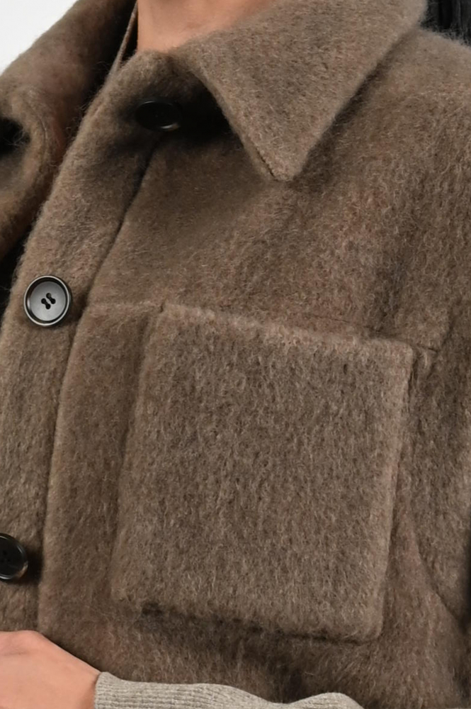 STUDIO AR by ARMA plume Gilet Bruin