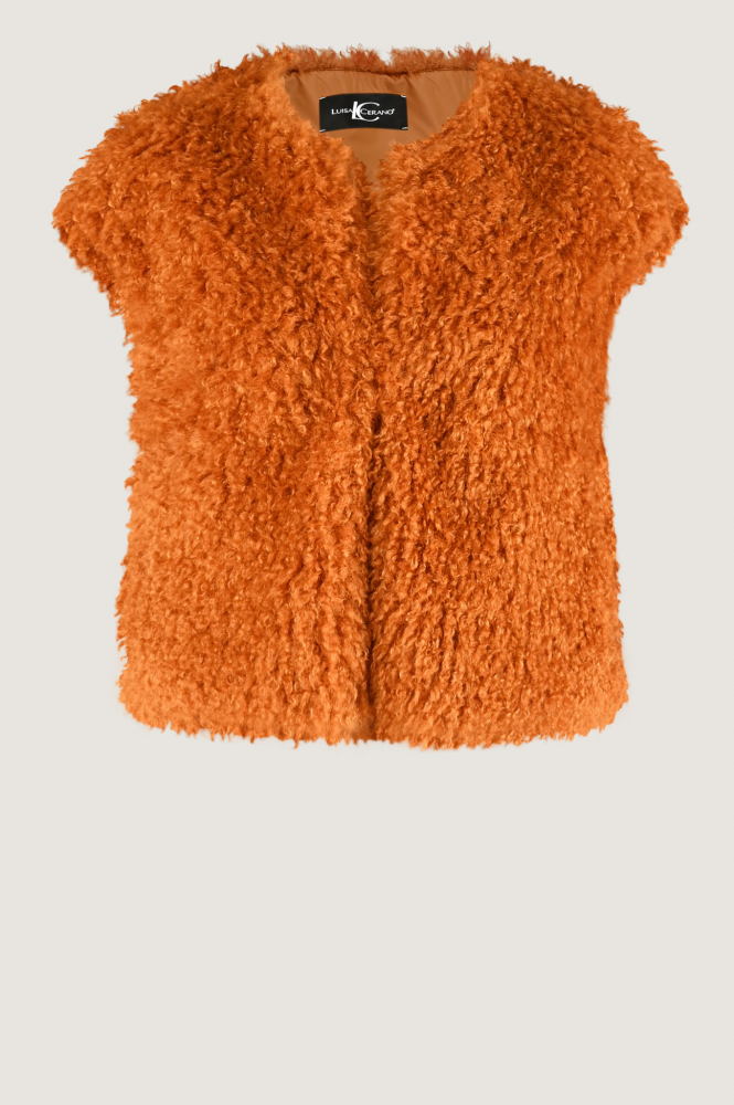 Luisa Cerano 408426-4139 Gilet Bruin