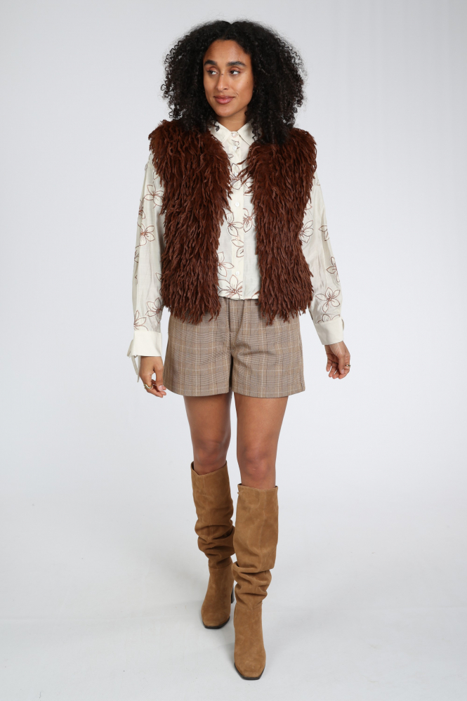 Nukus NKF08026 Gilet Bruin