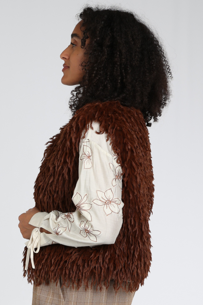 Nukus NKF08026 Gilet Bruin