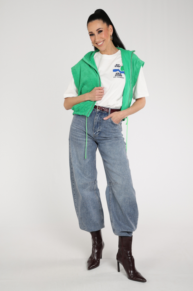 Pom Amsterdam SP9573 Gilet Groen