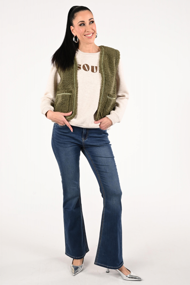 Geisha 55845-19 Gilet Groen