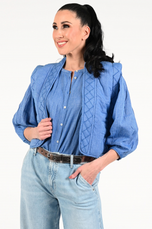 By-Bar Isla athia jacket Blauw