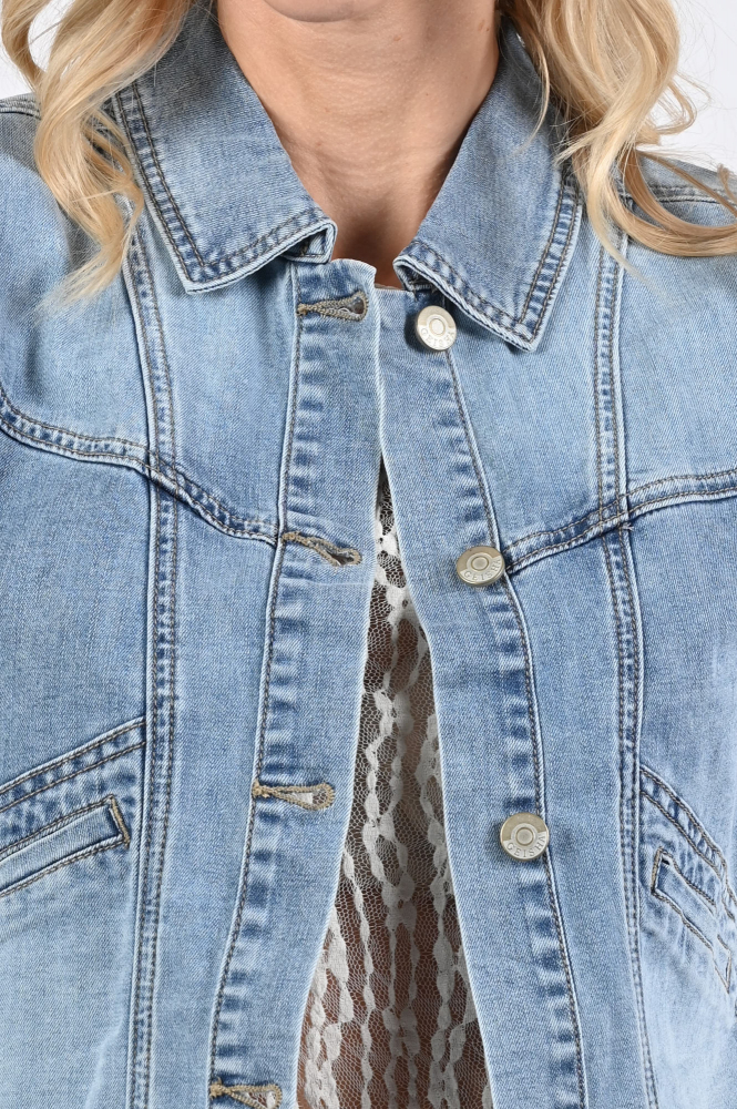 Geisha 55303-10 Gilet Blauw