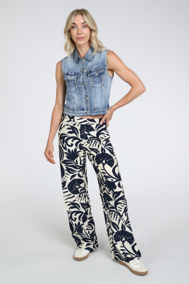 Geisha 65016-10 Gilet Blauw