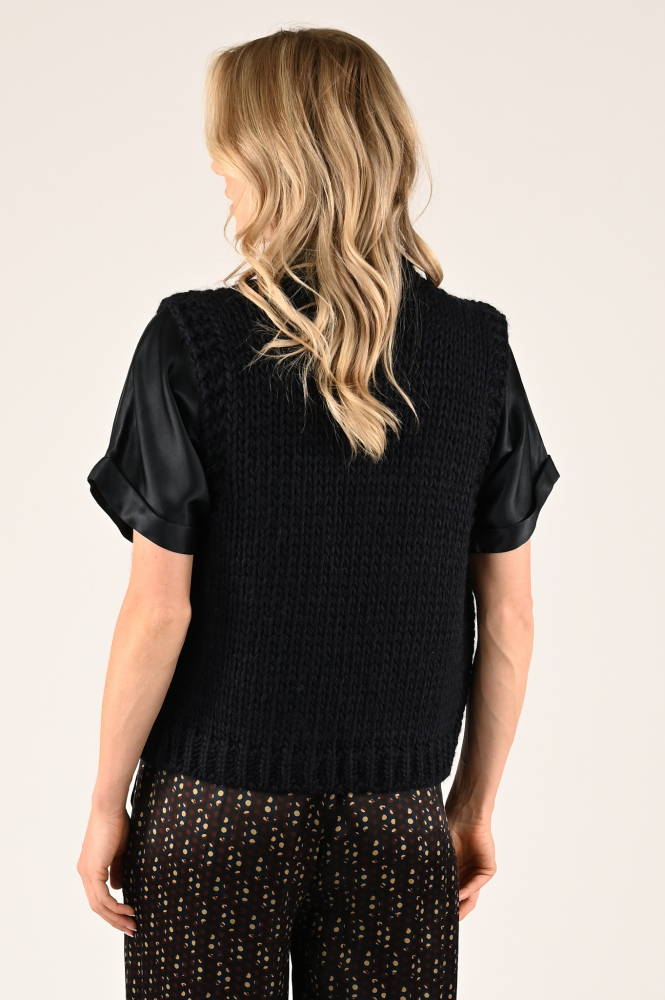 By-Bar levi gilet Gilet Blauw