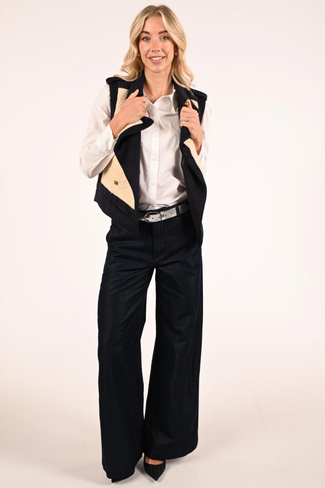 Summum 9s262-12398 Gilet Blauw