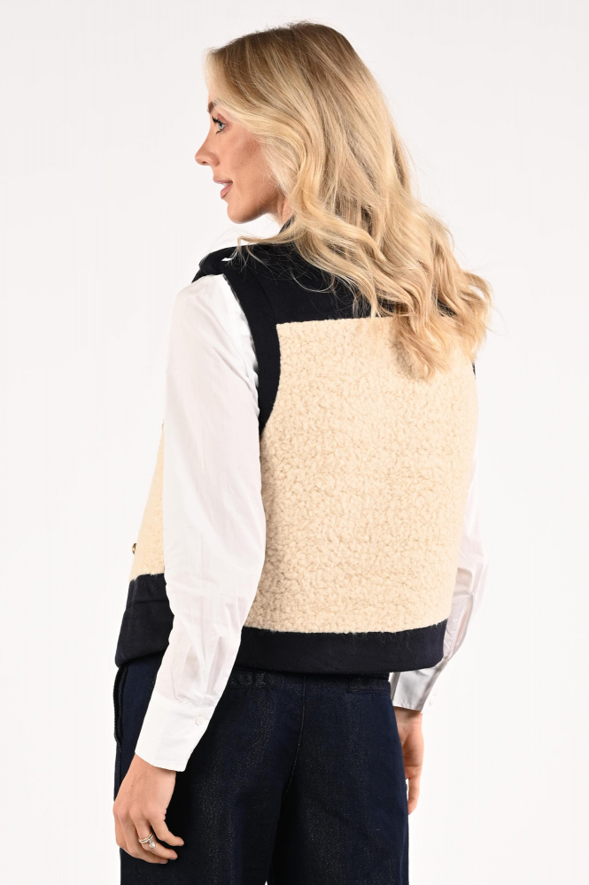 Summum 9s262-12398 Gilet Blauw