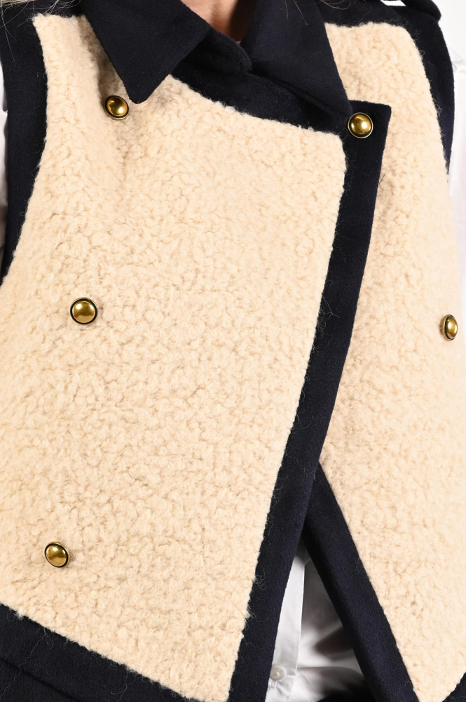 Summum 9s262-12398 Gilet Blauw