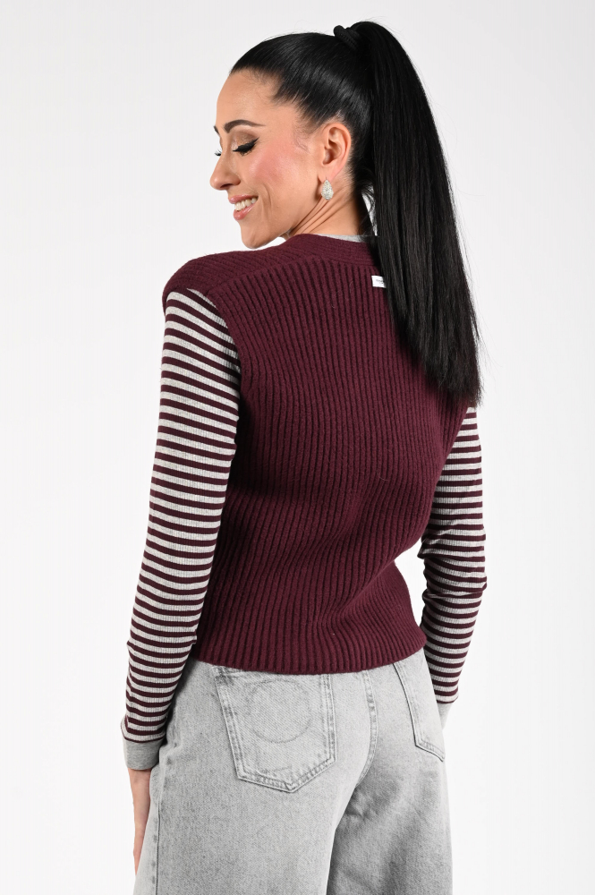 Penn & Ink W25B346 Gilet Rood