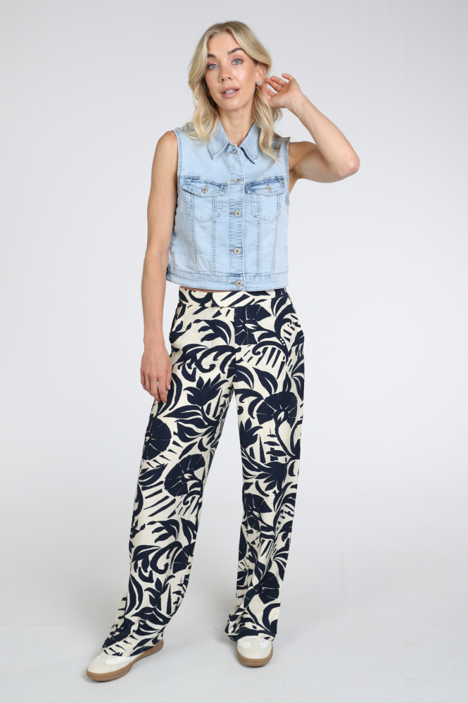 Geisha 65016-10 Gilet Blauw