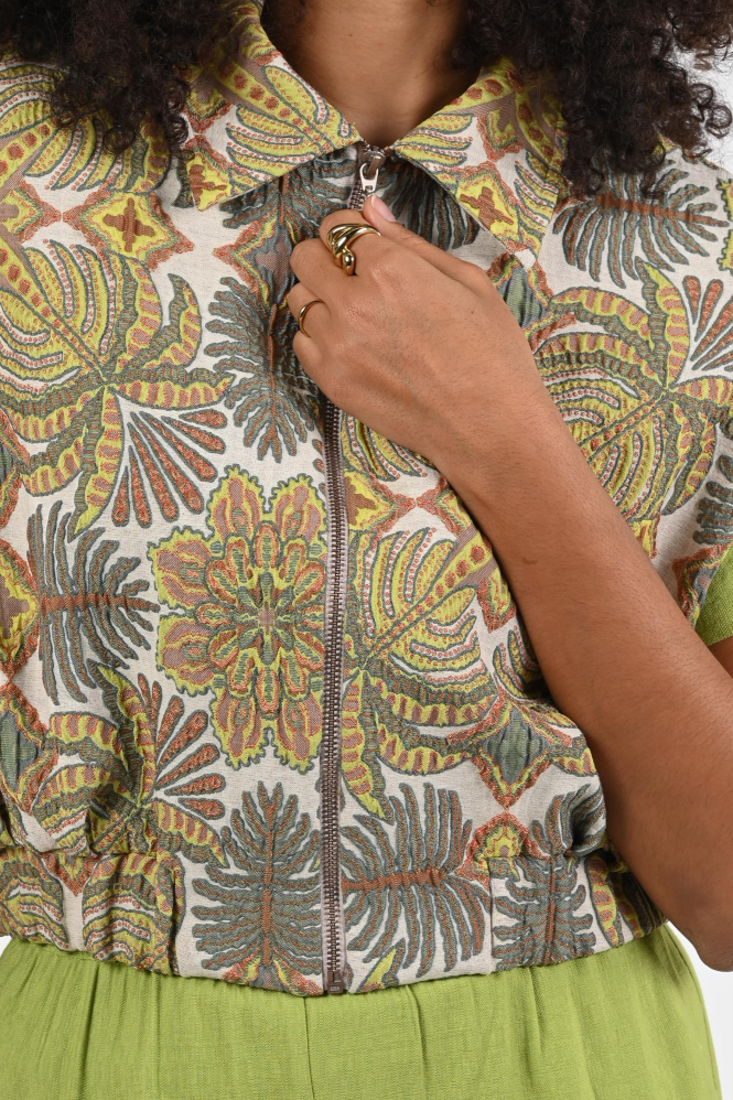 Geisha 65107-20 Gilet Groen