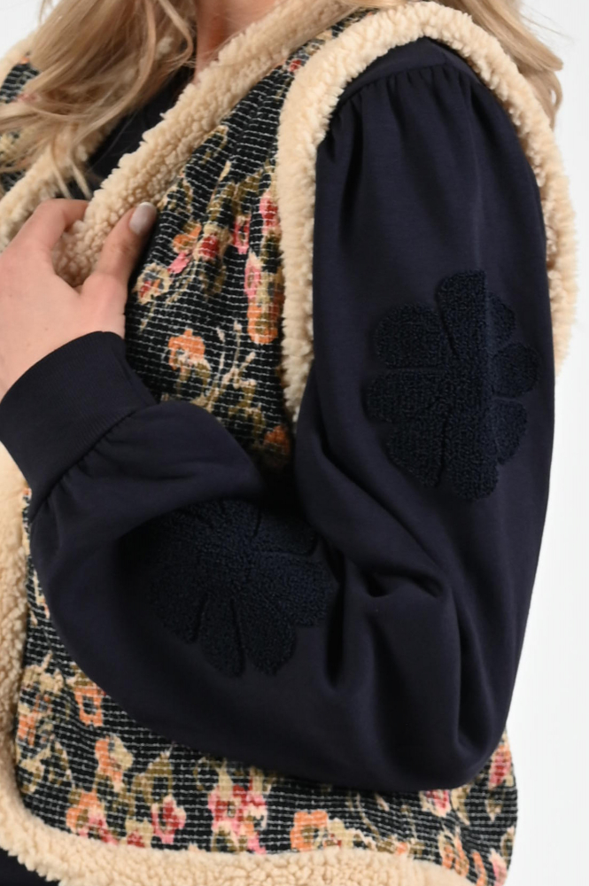 Geisha 55717-20 Gilet Blauw