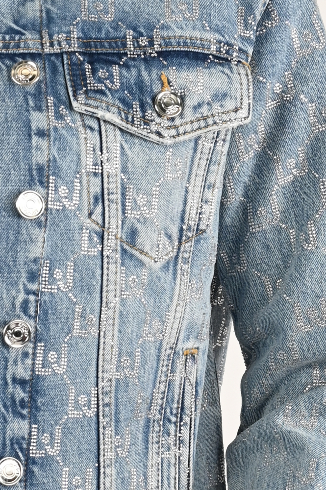 Liu Jo ua4096 Jeansjasje Blauw