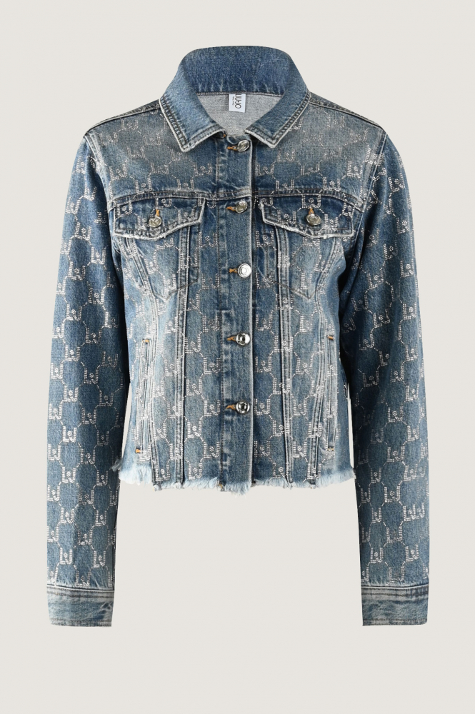 Liu Jo ua4096 Jeansjasje Blauw