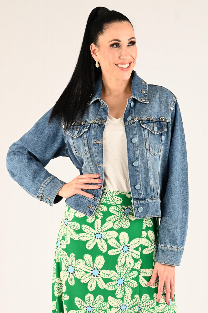Fabienne Chapot Lexie Denim Jeansjasje Blauw