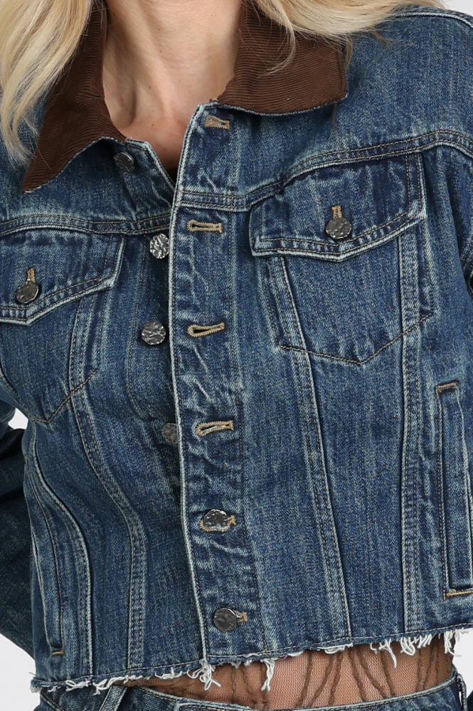 Haute L'Amitié HL10440 Jeansjasje Blauw