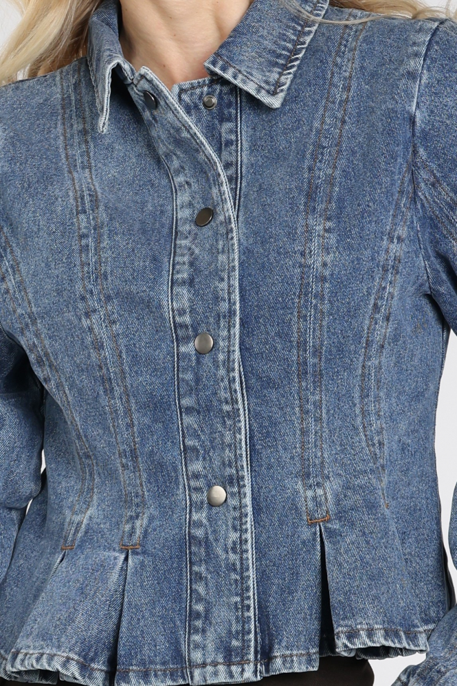 Neo Noir 169549 Jeansjasje Blauw