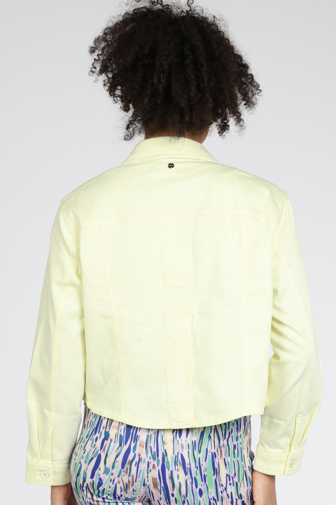 Marc Cain AC 31.12 D03 Jeansjasje Geel