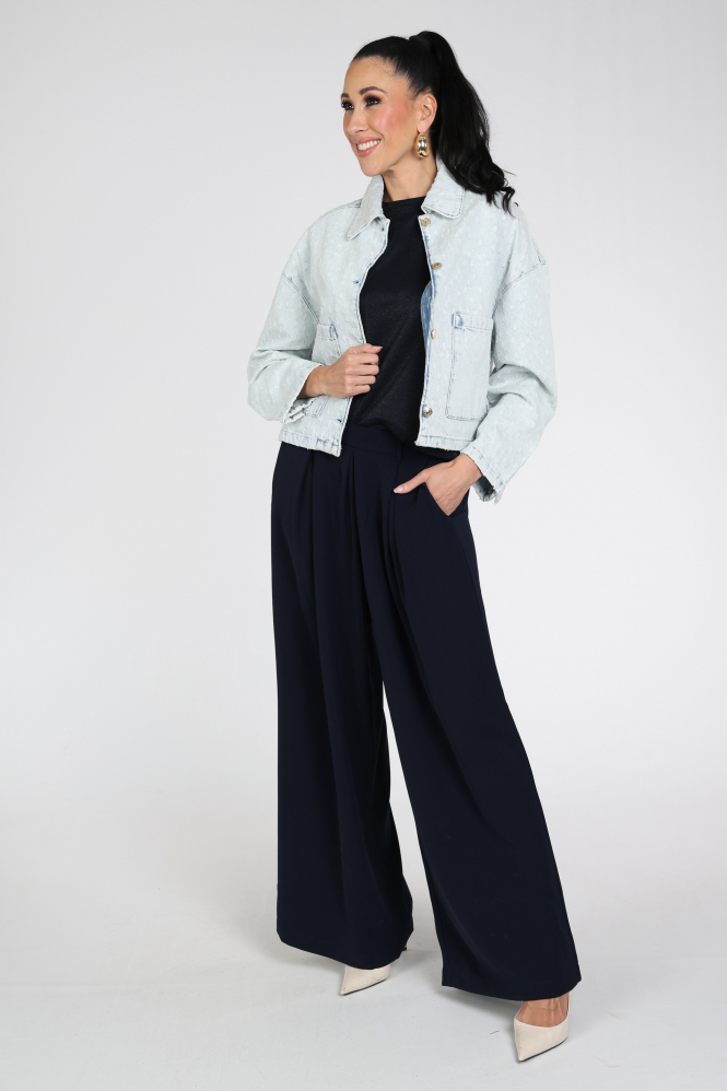 Catnoir 1973 Jeansjasje Blauw