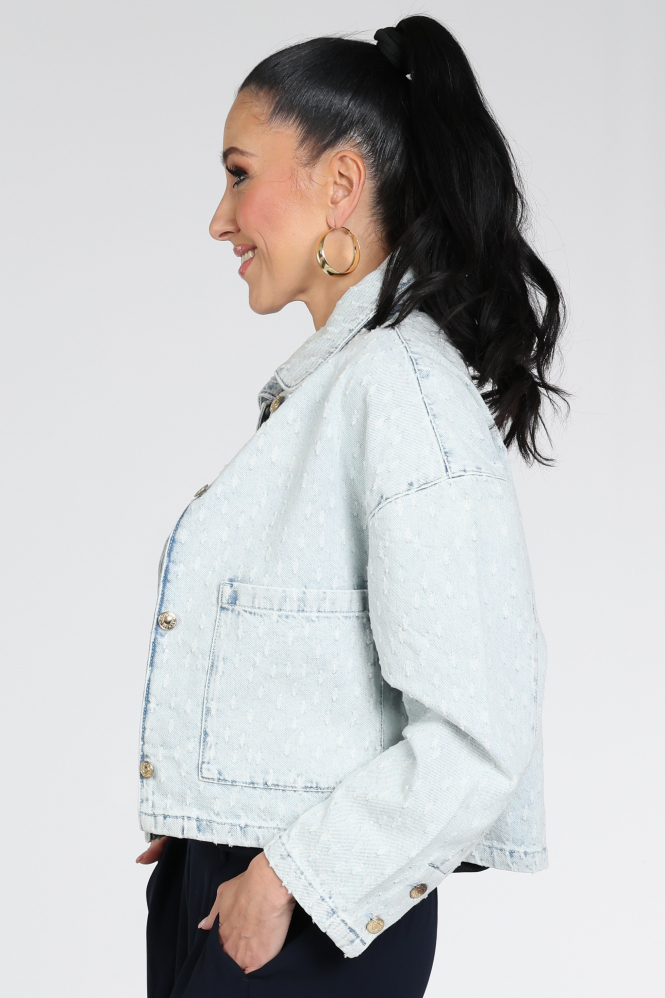 Catnoir 1973 Jeansjasje Blauw