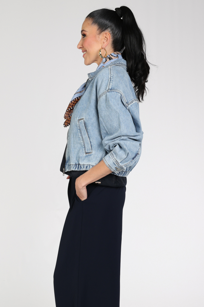 Summum 1s1285-5169 Jeansjasje Blauw