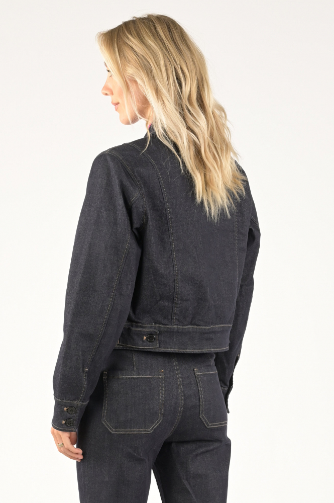 Geisha 35505-10 Jeansjasje Blauw