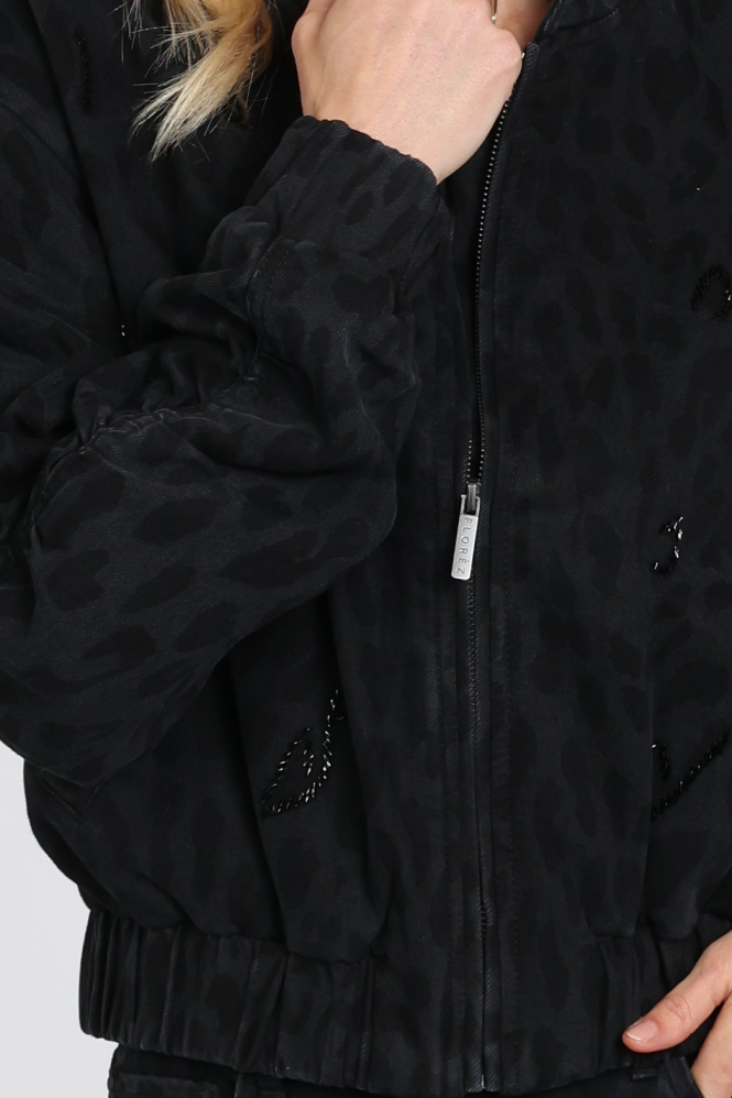 Florez elva jacket cr0778 Blazers Zwart