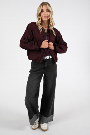 Co'couture luna zip jacket Rood