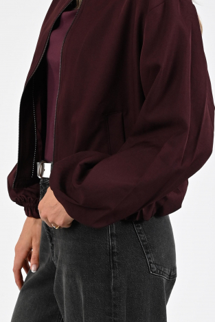 Co'couture luna zip jacket Rood