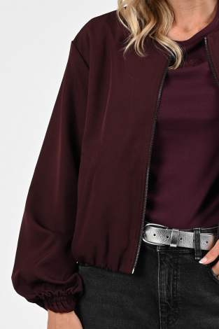 Co'couture luna zip jacket Rood