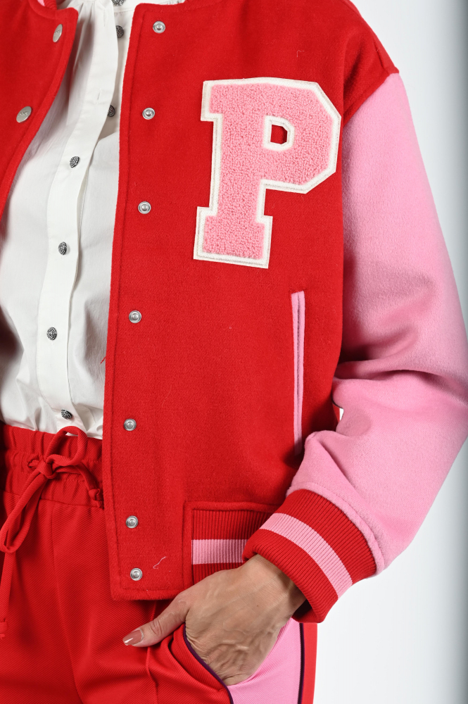 Pom Amsterdam SP9328 Bomber Rood