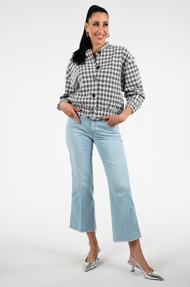 KYRA Bi-color Tara-s25 Bomber Blauw