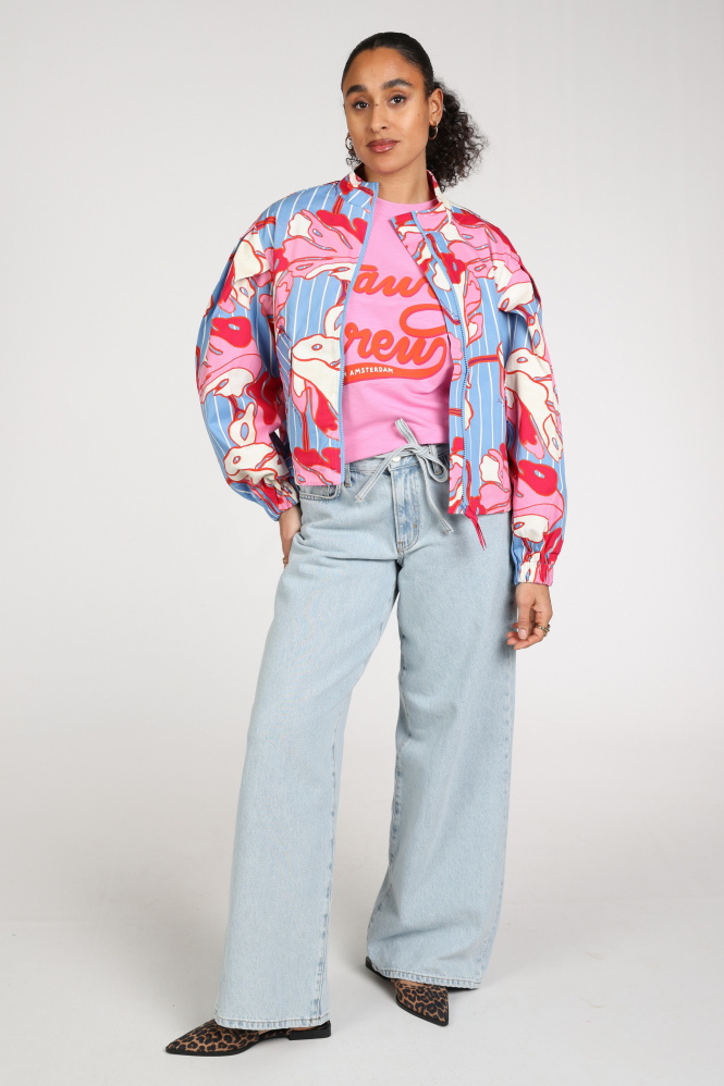 Pom Amsterdam SP9528 Bomber Blauw