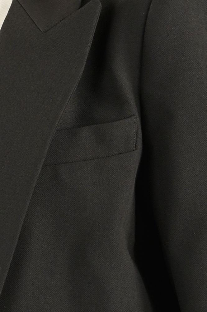 Co'couture vola crop blazer Blazer Zwart