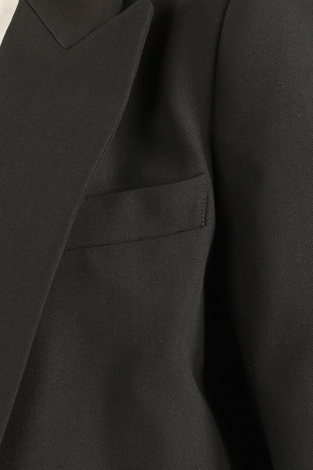 Co'couture vola crop blazer Zwart