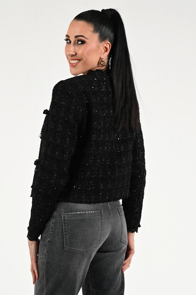 Oui 94819 Blazer Zwart