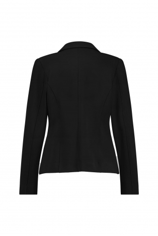 L.O.E.S. by Studio Anneloes Bright bonded blazer Zwart