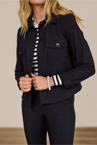 Studio Anneloes Claire bonded jacket Zwart
